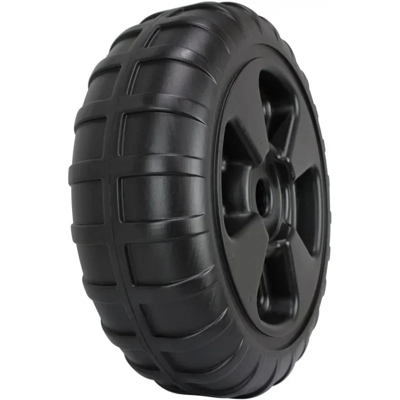 3005.3729 Rueda de elevación para muelle/barco enrollable de plástico resistente - 24, negro