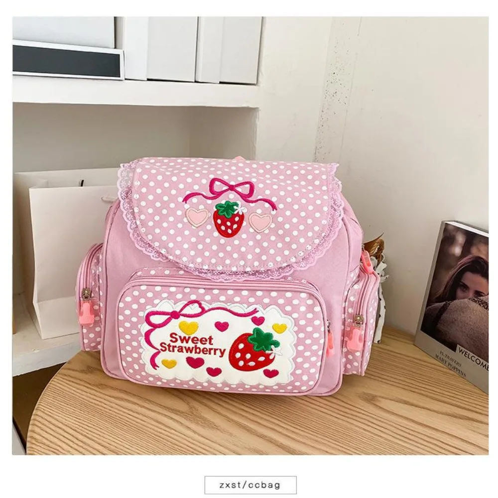 Bolsa Escolar Kawaii suave para niños, resistente a la suciedad, fácil de lavar, gran capacidad