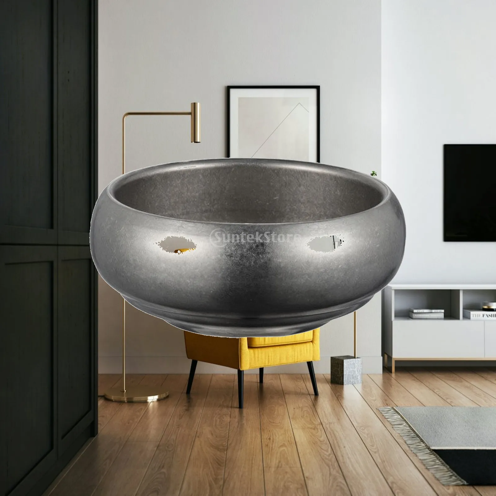 Retro Bowl Double Wall Stainless Steel Vintage Insulated Rice Bowl Modern Rustic Soup Bowl for Dining