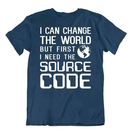 Source Code Tshirt Programmer T-Shirt Computer Comic Joke Tee Shirt