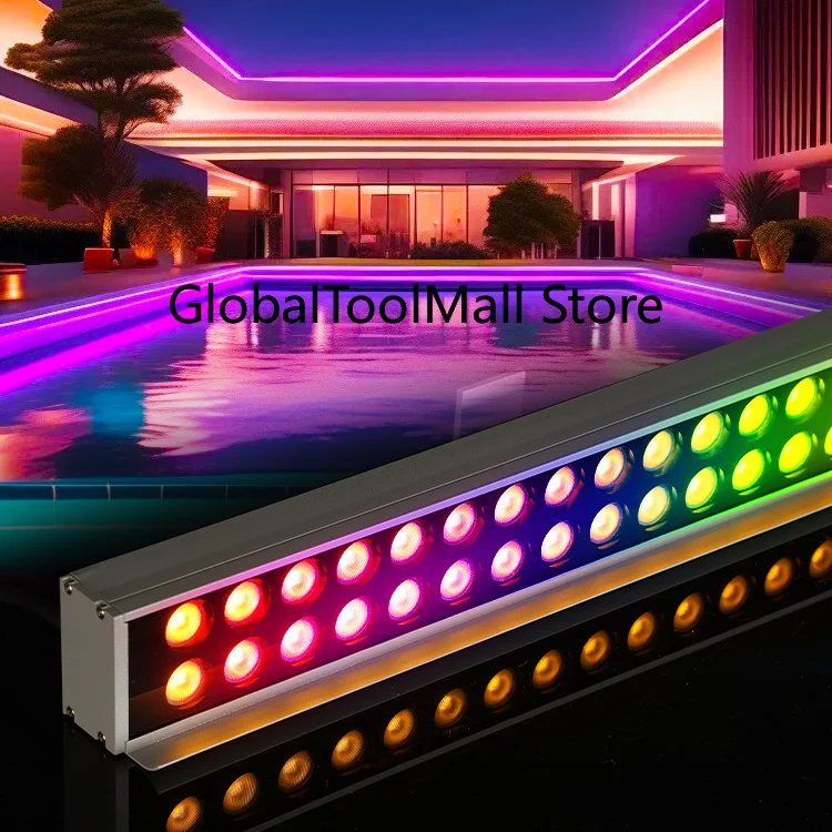 Yancai Ip66 Outdoor Waterproof Shopping Mall Decoration Led Strip Light RGB Led Wall Washer Lights
