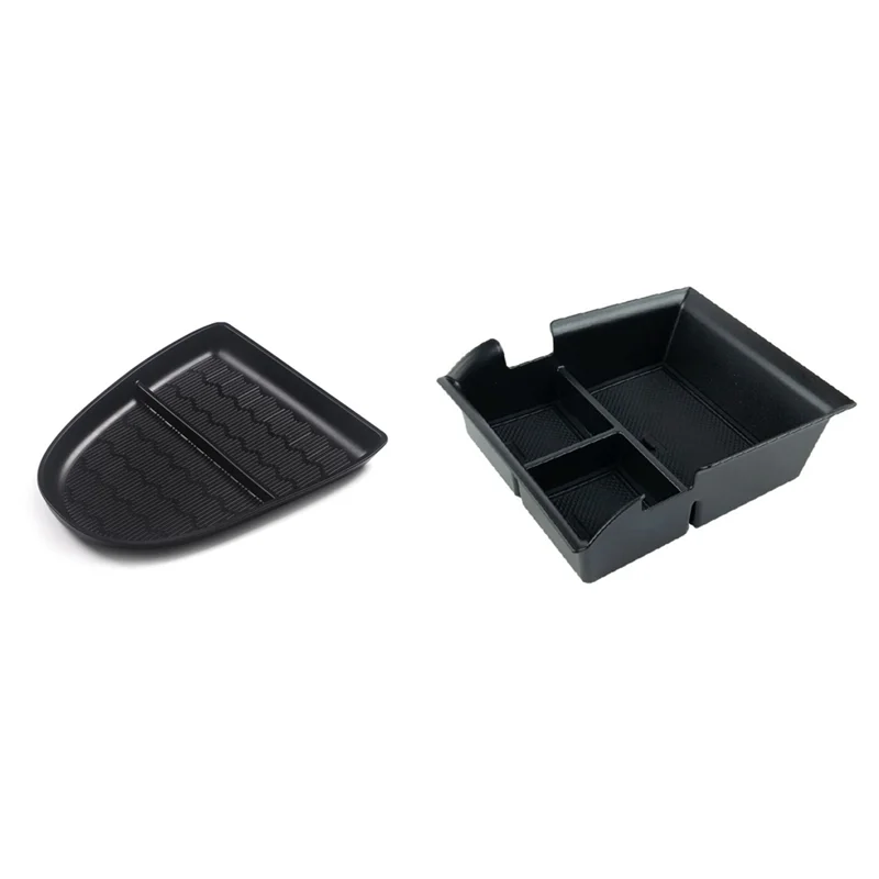 For BYD Atto 3 2022 2023 Central Control Armrest Storage Box + Central Control Lower Storage Box Accessories