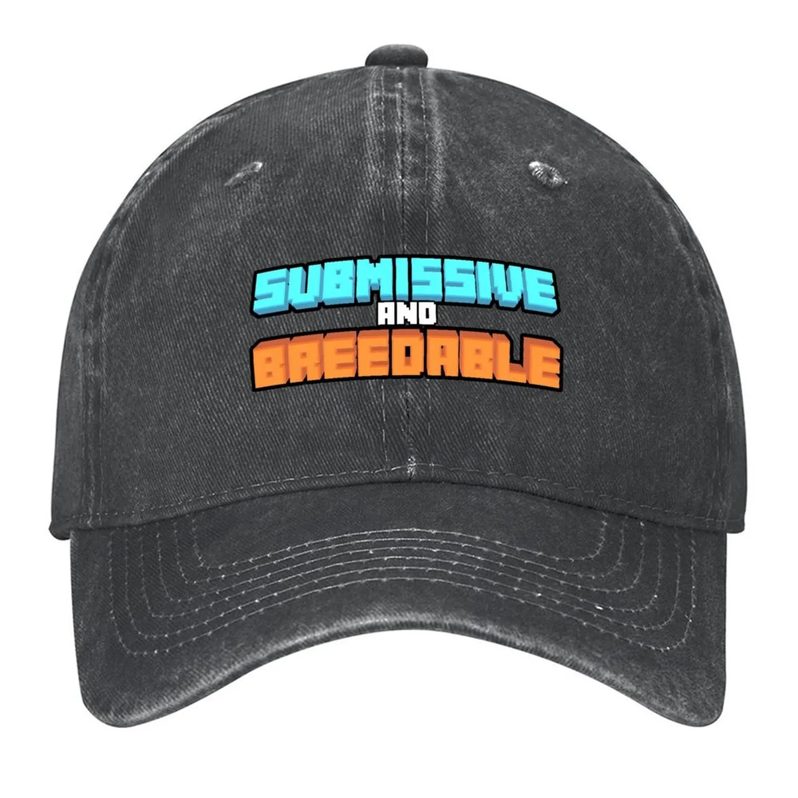 

submissive and breedable Baseball Cap Sunscreen fun hats Anime Hat Kids Hat Men's Baseball Women's
