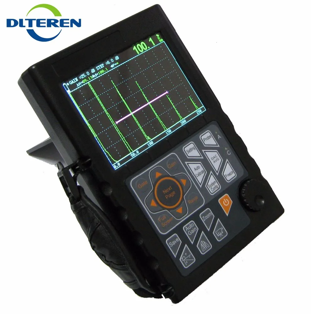 Automatic search, automatic display, scanning ultrasonic defect detector