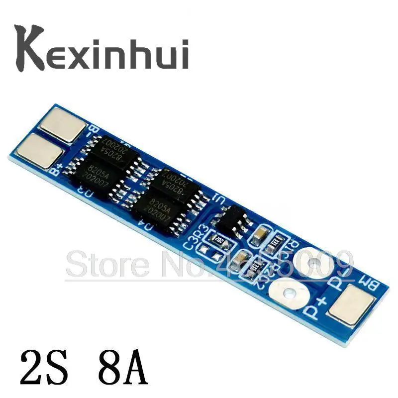 2S 5A / 8A 7.4V/8.4V 18650 Lithium Battery Charger Board Li-ion Battery Charging BMS Over Charge-Discharge Protection Module