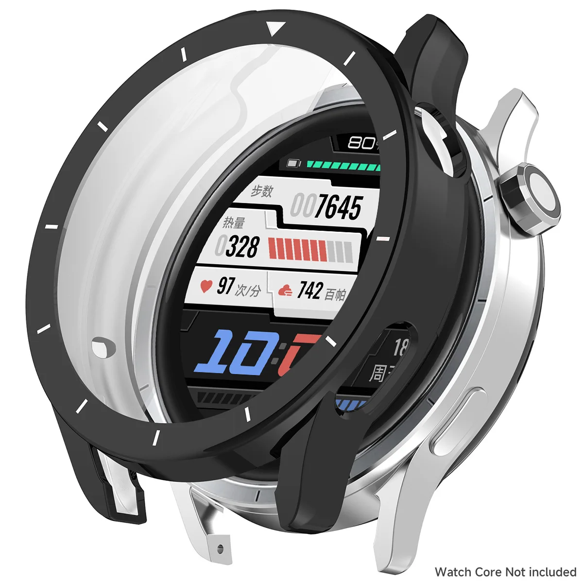 Weiche TPU-Abdeckung für Xiaomi Watch S5 Smart, vollständiger kratzfester Displayschutz, Stoßfänger-Schutzhülle für Mi Watch S5 Zubehör