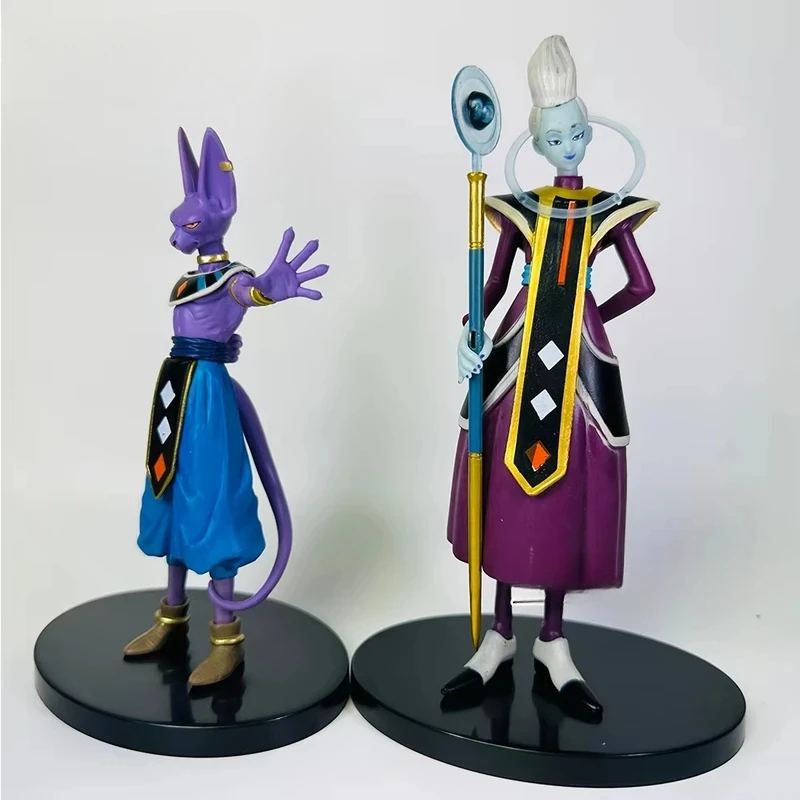 Figura de anime Dragon Ball Z Beerus, Dios de la Destrucción, Toppo, Whis, figura Beerus, modelo de PVC, juguete para regalo coleccionable