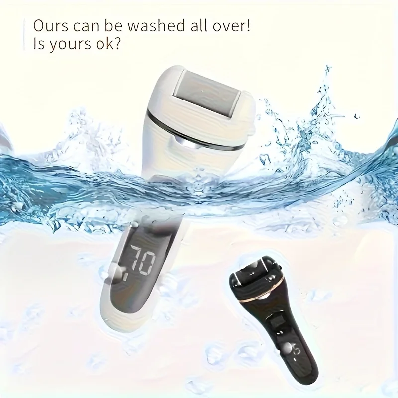 

Rechargeable Electric Callus Remover Wand – Smooth Pedicure & Home Foot Care Tool