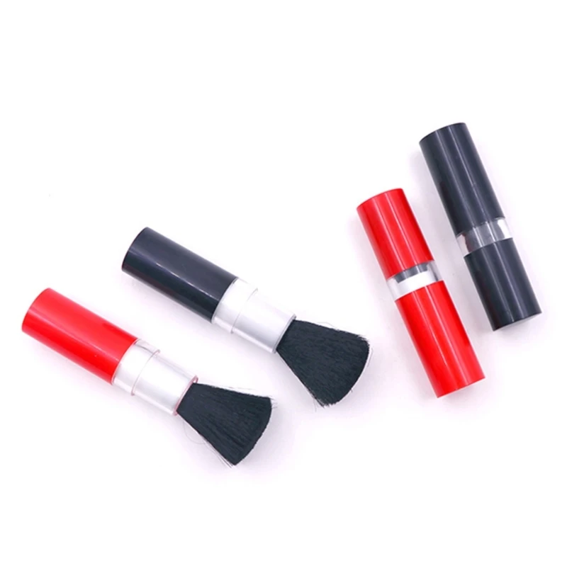 Y2GD Pack of 2 Travel Friendly Cleaning Brushes for Keyboard Camera Lens Care