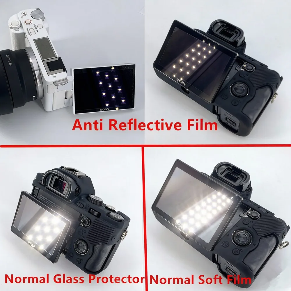 2pcs LCD Screen Protector Sunlight Anti-Glare Film Cover Outdoor for OM SYSTEM OM-5 Mark II OM-D E-M5 Mark II III