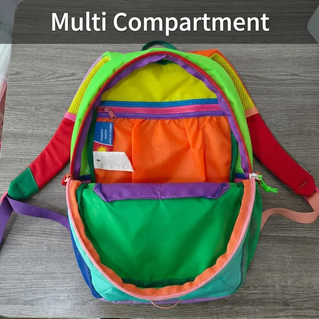 12L Children's Backpack Small Capacity Durable Fashionable Double Shoulder Bag with Alpaca Logo for School And Travel - view 5