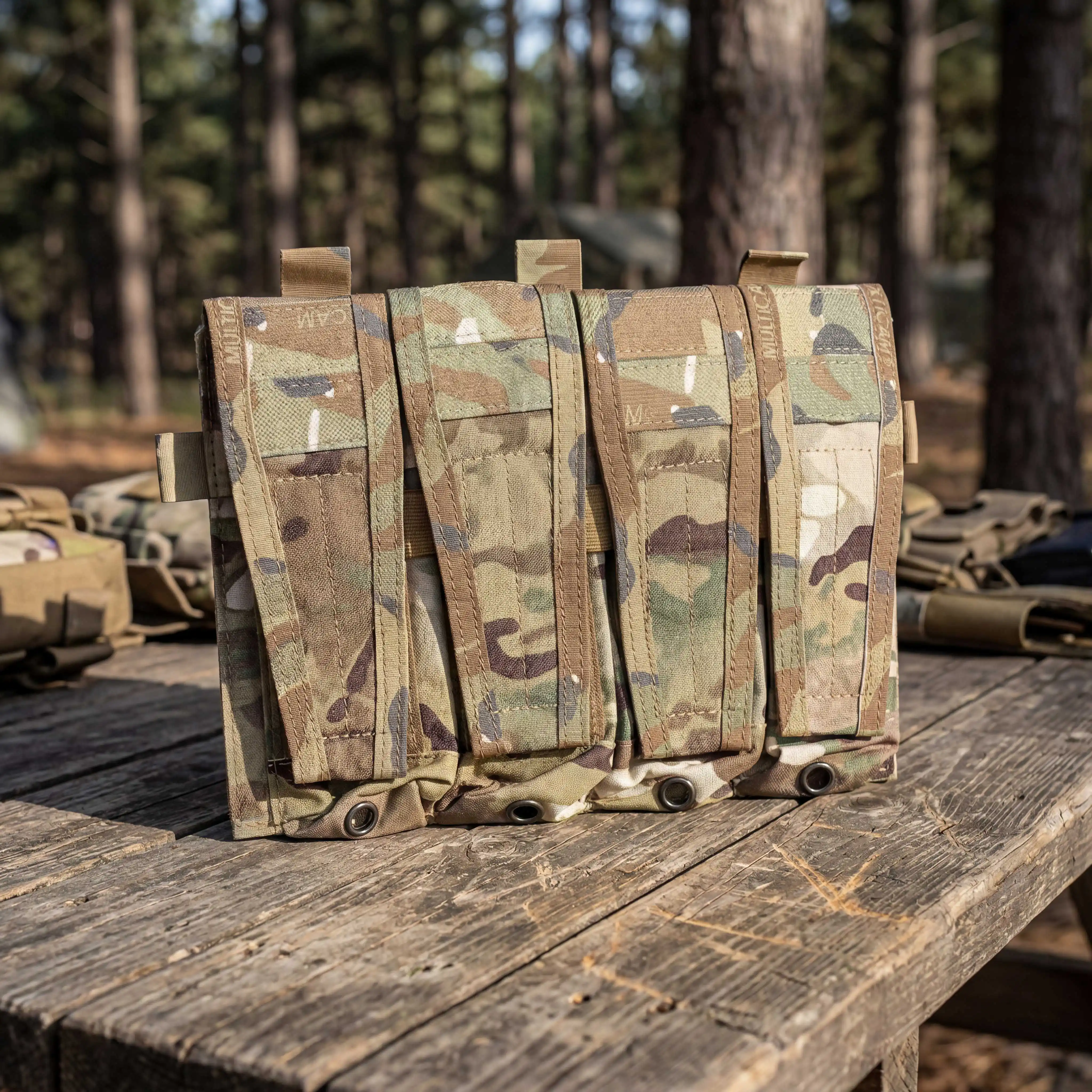 Flip-Top Four-Compartment Mp5 Magazine Pouch, Assault Panel Vest, Multi-Purpose Tool Bag, Tactical Outdoor Magazine Pouch