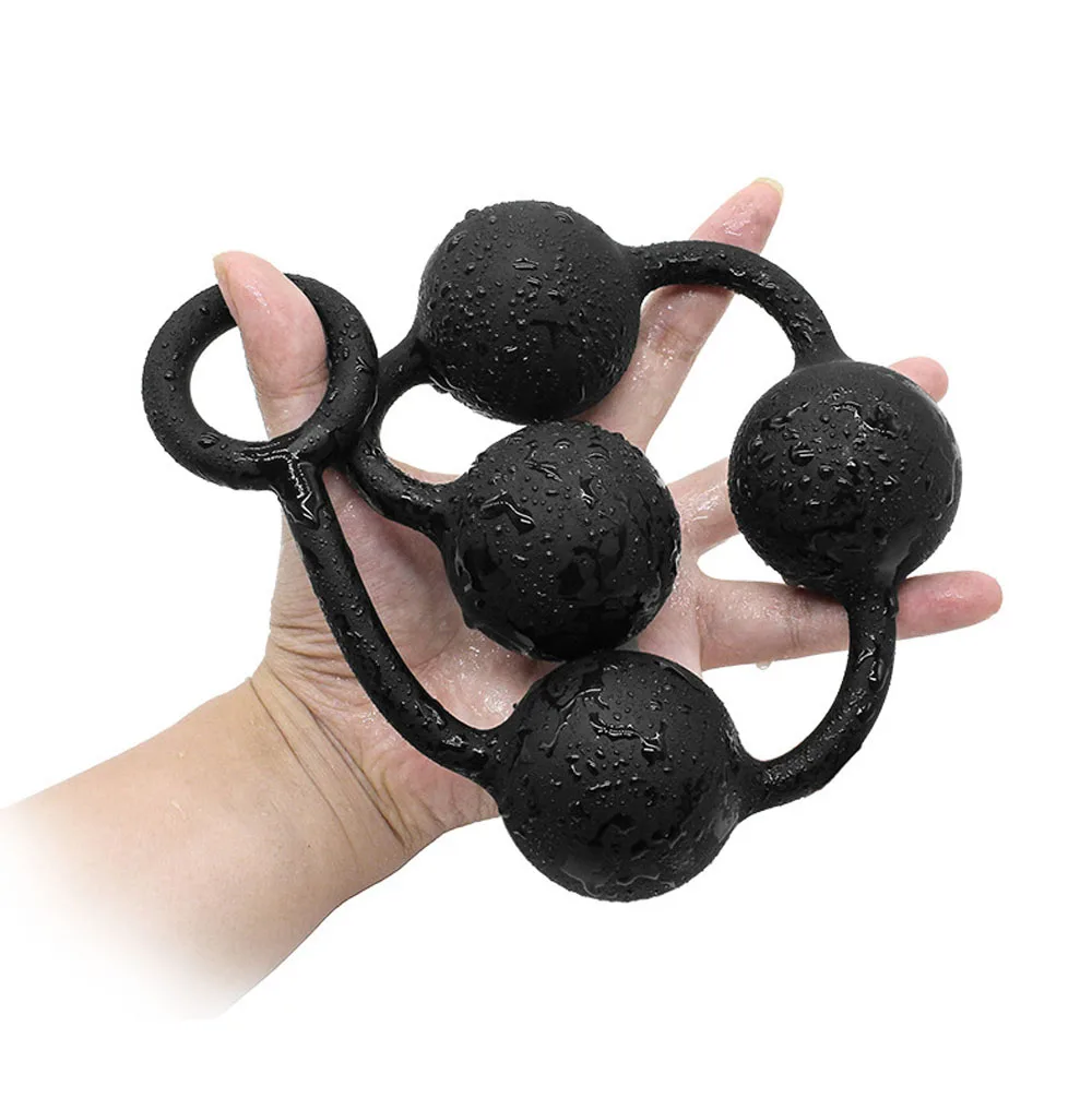 3/4/5/6 Huge Anal Beads Hard Silicone Anal Balls Sex Toys For Women Men Prostate Massage Big Butt Plug Anal Dilation Masturbator