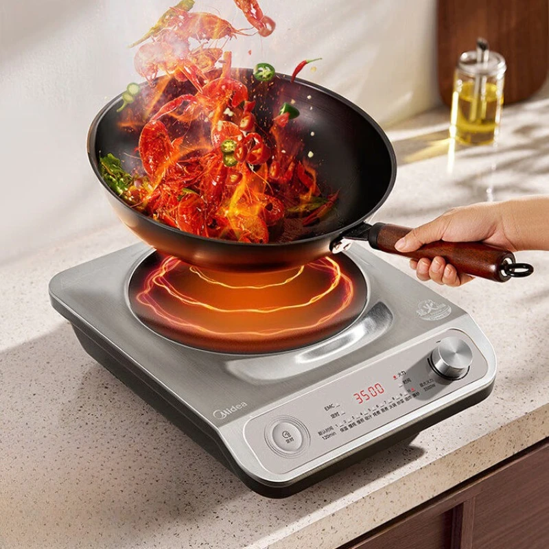 موقد حثي كهربائي جديد بقوة 350 - مراجعة Wok Induction Cooktop Concave 3500W وسعره