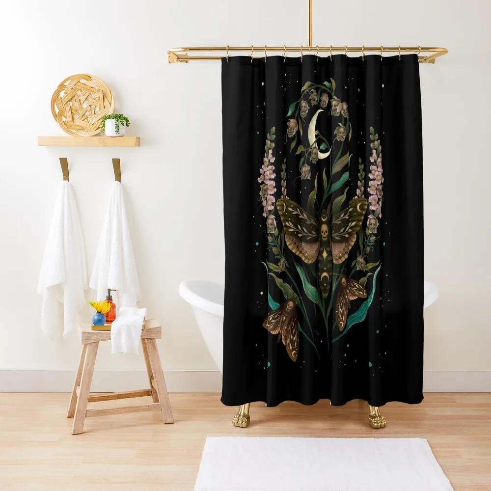 

Death's Head Shower Curtain Bathroom Accessory Bathroom Decor Modern Bathroom Accessories For Shower Curtain