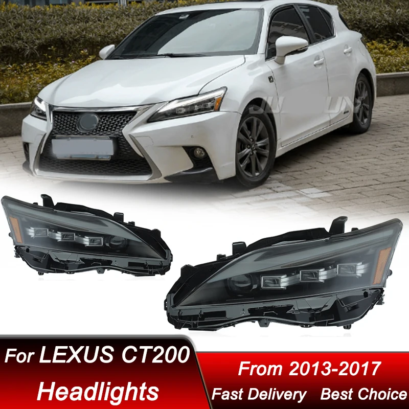 Hot Car Led Headlights For Lexus CT200 11-20 Upgrade new style LED Assembly High Configure Projector Lens Accessories Kit