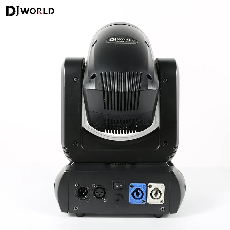 DJWORLD Strahllicht 120 W Moving Head Bühneneffektbeleuchtung DMX Lichter Leier für DJ Disco Bar Hochzeit Party Theater Karaoke Club