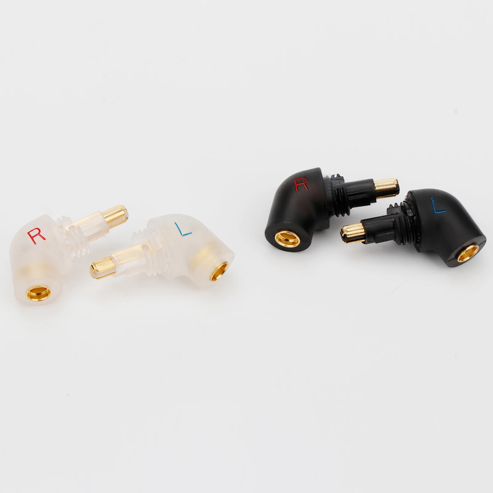 HiFi Audio Earphone Plug Mono Jack 6.35mm, MMCX to 3.5/ IE3001/JH Earbuds Connector in Curved Shape Audio Jack Adapter for Sony