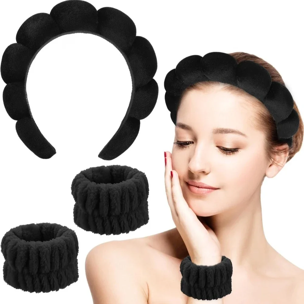 European American Twist Sponge Face Washing Makeup Cloud Headbands Hair Accessories Makeup Tool Kits