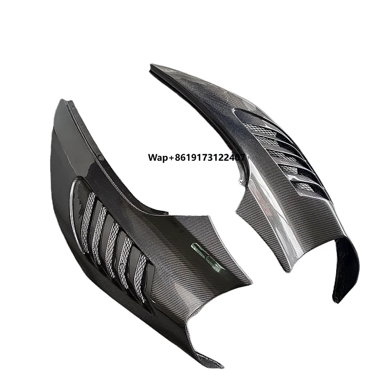 

Used for Upgrading the 720S with Carbon Fiber V-style Fenders Carbon Fiber Ventilation Vents Mudguard Body Kit