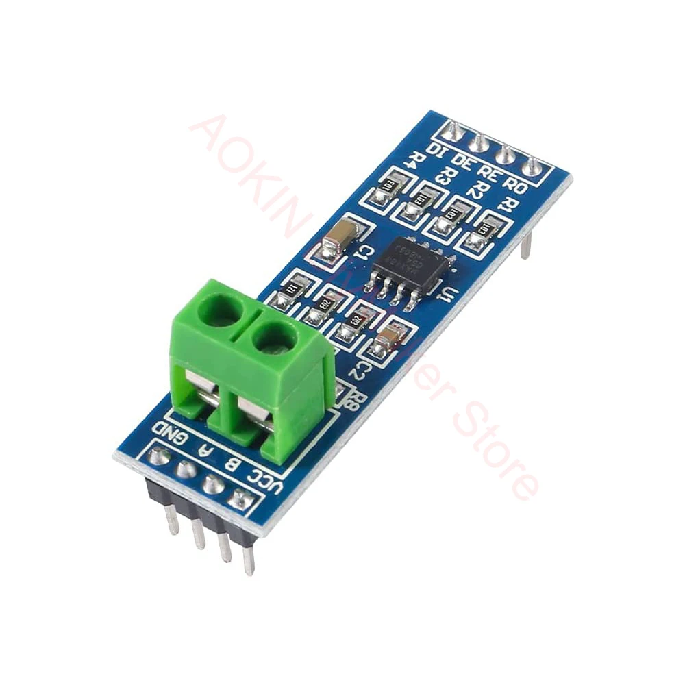 10Pcs MAX485 RS485 Transceiver Module TTL UART Serial to RS485 Instrument Interface Module SCM Development Board for Arduino RPI