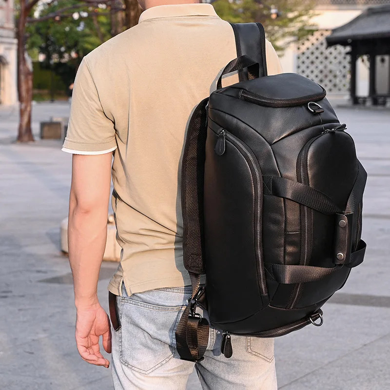 حقيبة الأمتعة حقائب الظهر الصالة الرياضية Crossbody الرجال الرحلات الإبداع حقائب الظهر المدرسية حقائب جلدية Schoudertas MHSJB