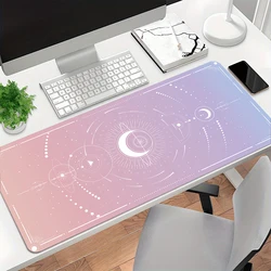 Large Moon Art Anime Mouse Pad XXL 90x40cm Computer Laptop Office Rubber Non-Slip Table Pads Long Desk Mat Gaming Keyboard Mats