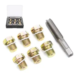 Oil Pan Thread Repair Kit Set M13 M15 M17 M20  High Quality Sump Drain Plug Repair Kit Durable Metal Drain