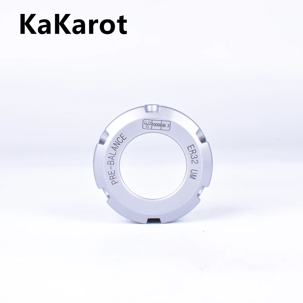 Kakarot er-porca de mandril de pinça er8/er11/er16/er20/er25/er32/er40, tipo a/m/um para suporte de broca e fresa de torno cnc