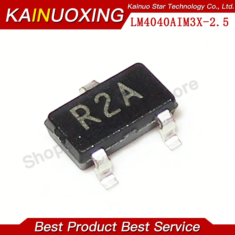 10PCS LM4040AIM3X-2.5 SOT-23-3 2.5V LM4040 Chip IC de Referencia de Voltaje de Precisión, Componente Electrónico