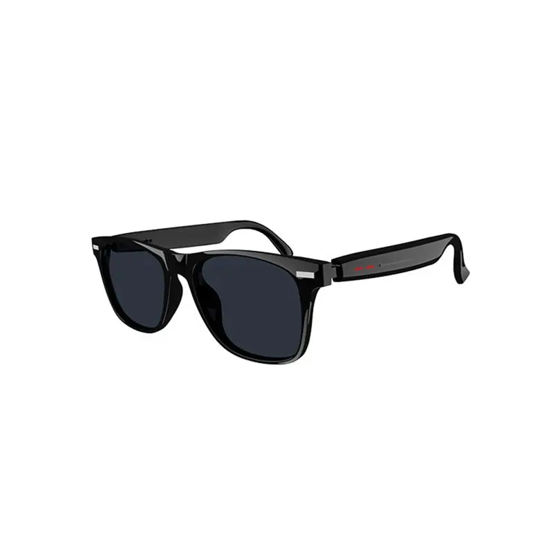 ABKQ-Smart Anti-Blue Light Sunglasses Bluetooth Talk Remote Control UV Protection Camera Music Playback Glass Sunglass Lenses