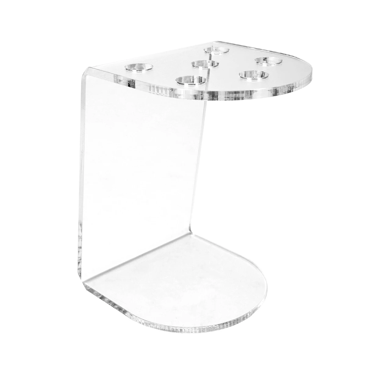 Acrylic Scissors Holder with 5/6/15 Grids for Makeup Brushes