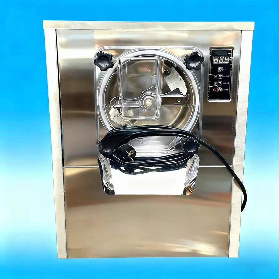 業務用自動バッチ式アイスクリーム/ソフトクリームメーカー、ハードフローズンヨーグルト対応、3種類のフレーバー、プレクール機能付きタッチスクリーン