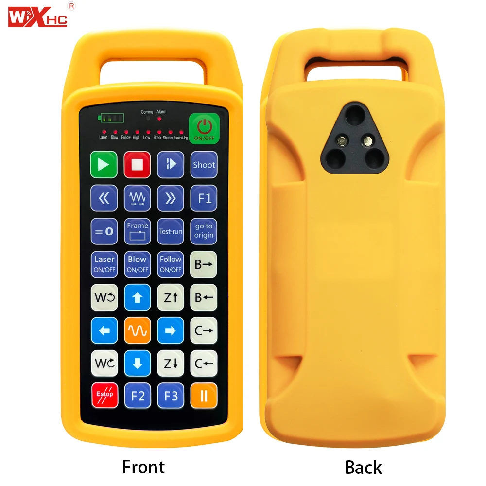 

XHC Factory Supply Linux Use Rechargeable &Programmable CNC Remote Control for CNC Engraving Machine with 32 Press Buttons