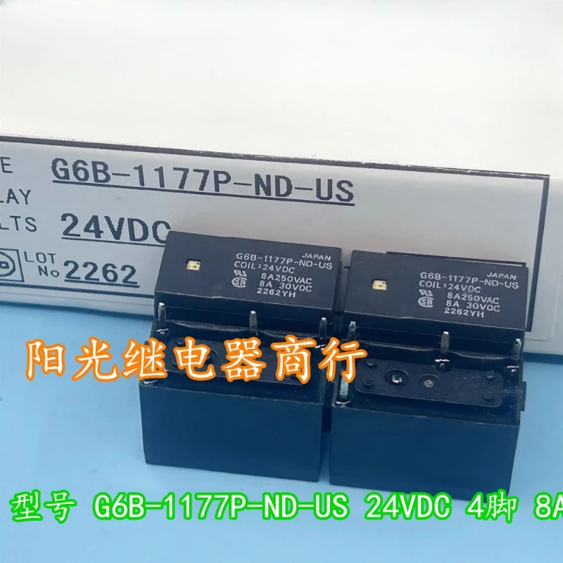 

（Brand New Original）1pcs/lot 100% original genuine relay:G6B-1177P-ND-US-24VDC 4pins 8A 24V