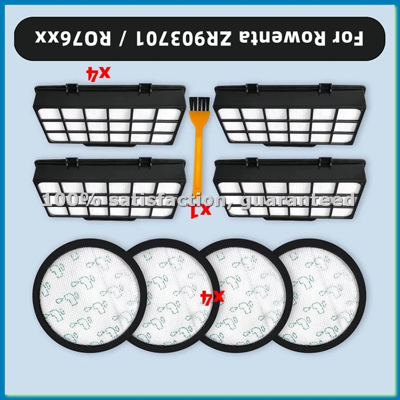 

Совместимый фильтр для ZR903701 Silence Force Cyclonic 4AAAA RO76xx RO7612EA RO7649EA, сменные HEPA-фильтры-A09G