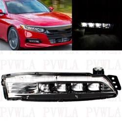 Right Side Front LED DRL Daytime Running Lights Fog Light Lamp For Honda Accord 2018 2019 2020