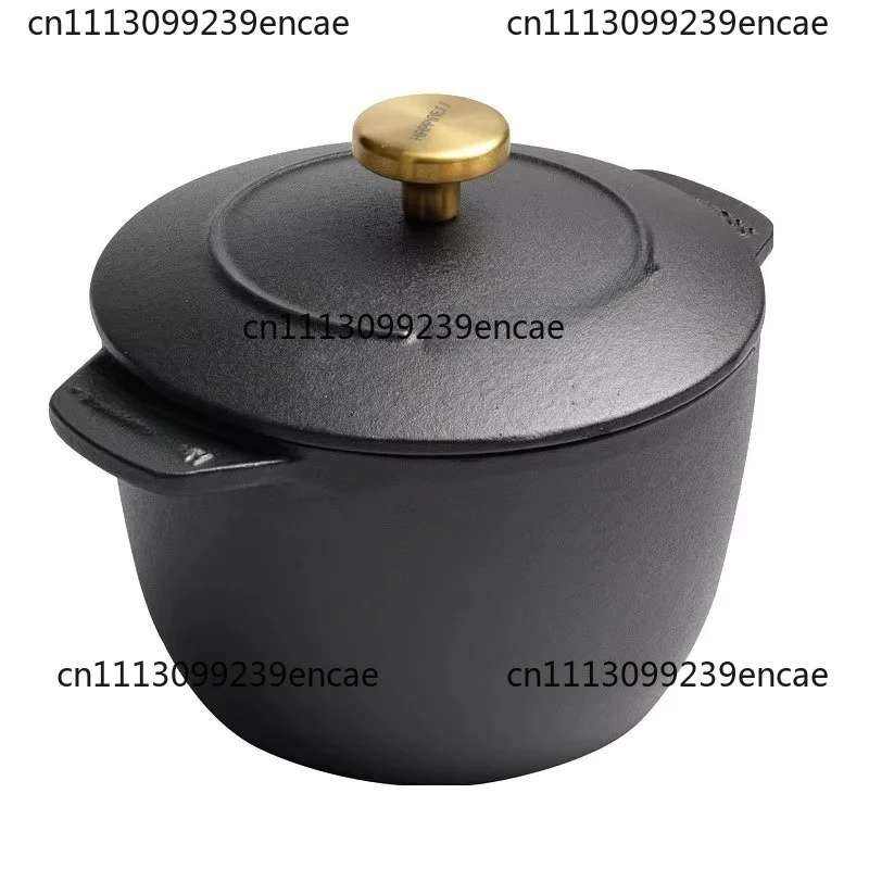 Non-rusting enamel pot Household multi-function Mini singleCooking porridge soup