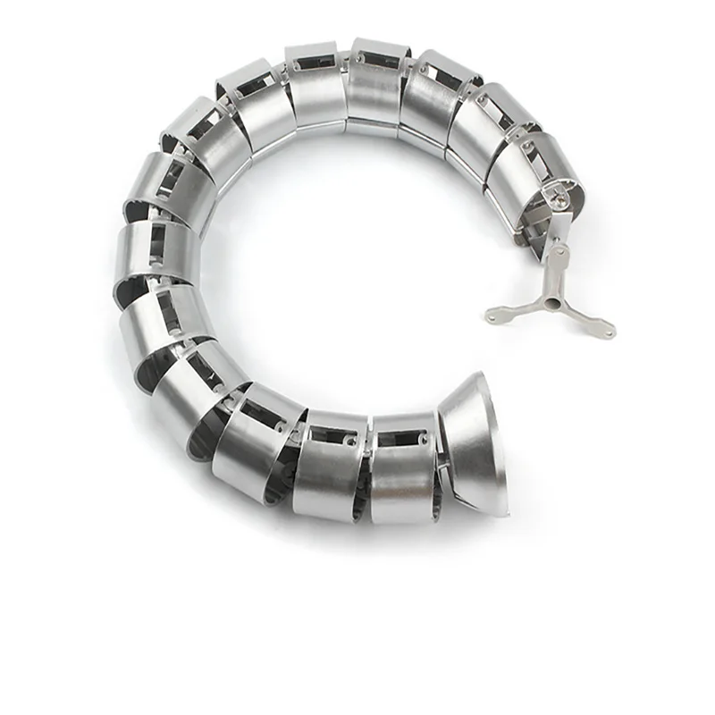 Thickened ABS Plastic Computer Desk Bottom Serpentine Threading Pipe for Conference Room Hidden Wire Routing Groove Cable Manage