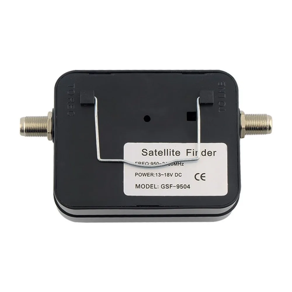 Tester per misuratore di segnale satellitare con Display Lcd digitale Mini nero in plastica con ricevitore Tv satellitare a sensibilità eccellente