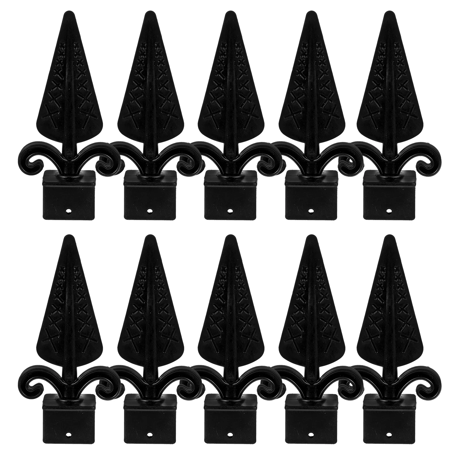 Fence Plastic Post Caps Column Wraps for Porch Garden Decorative Fences