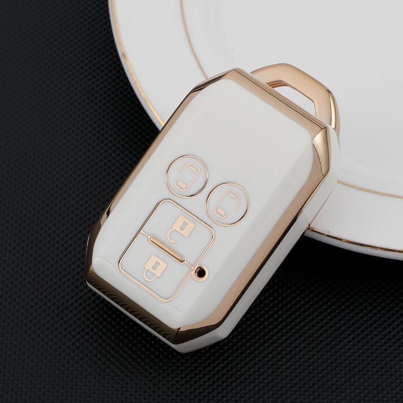 4 Buttons Car Key Case for Suzuki Spacia MK53S Jimny Sierra Swift Wagon Car Remote Key shell Cover Case Interior Accessories