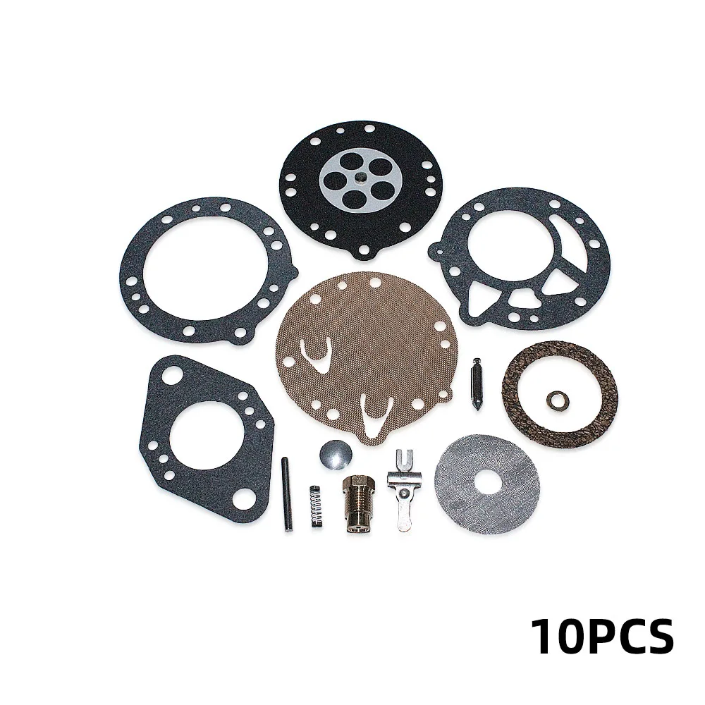 10pcs/lot Carburetor Repair Kit For Tillotson RK-114HL HL-166C HL-351A HL-352A HL-392A Replacement Spare Part Carb