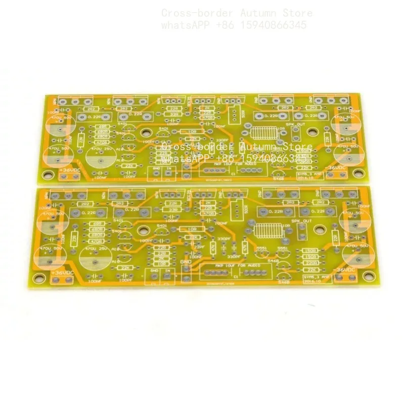 Suitable for Zero power amplifier SYM5-3 high bias class A and B rear stage power booster PCB (100W)