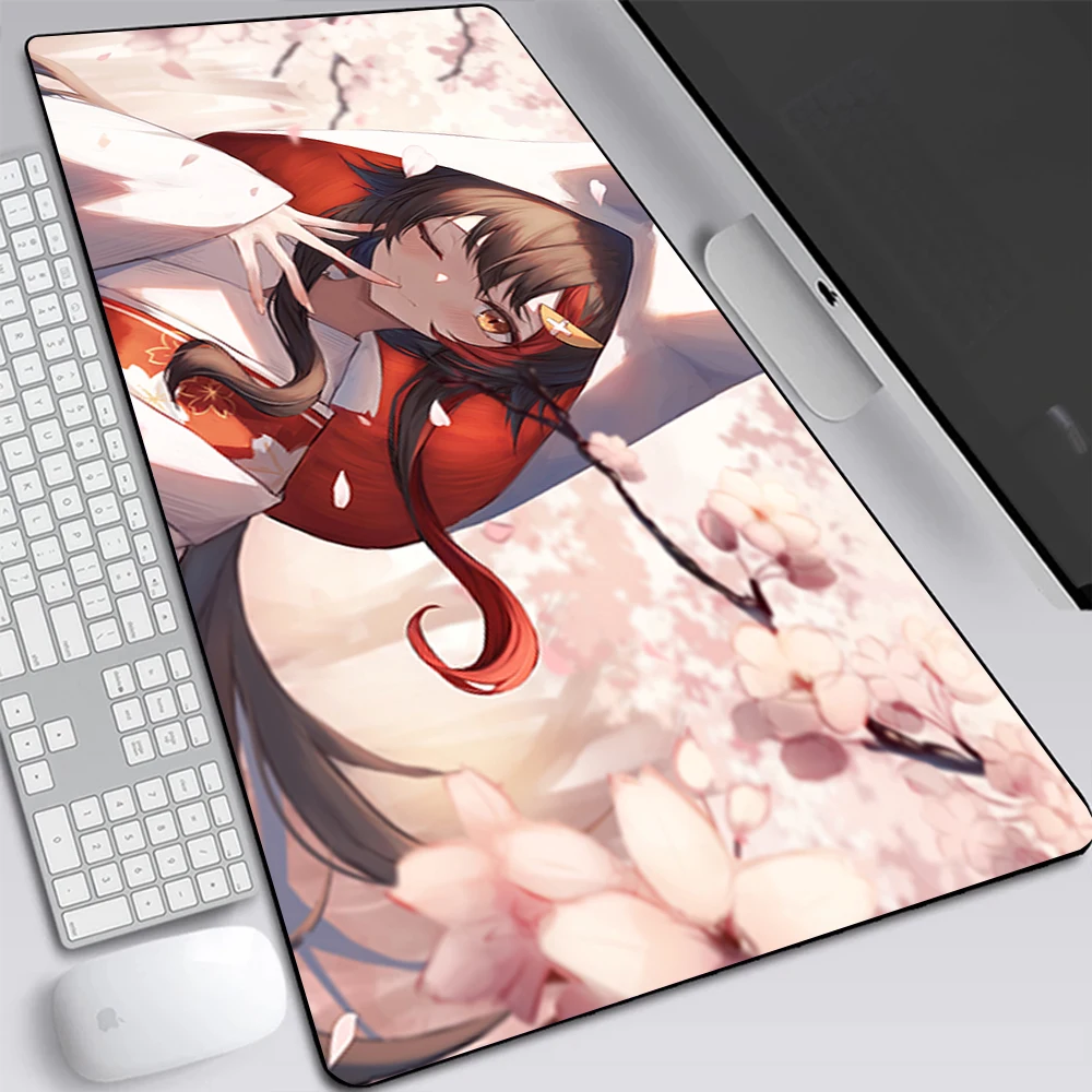 Ookami Mio Hololive Large Gaming Mouse Pad Computer Laptop Mousepad Keyboard Pad Desk Mat PC Gamer Mouse Mat XXL Office Mausepad