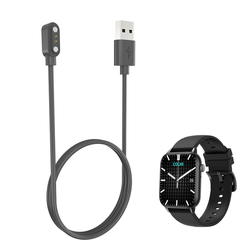 Smartwatch Dock Charger Adapter cavo di ricarica USB cavo per Colmi C61/C60/i20 Sport Smart Watch Power Charge Wire accessori