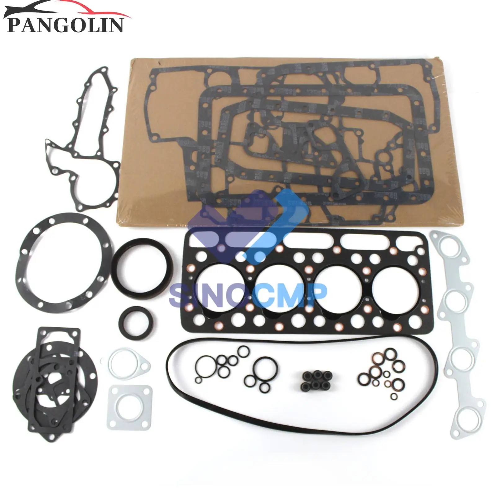 V1501 Engine Overhaul Gasket Kit Replacement for Kubota L345 L345DT Tractor Aftermarket Parts with 3 Months Warranty