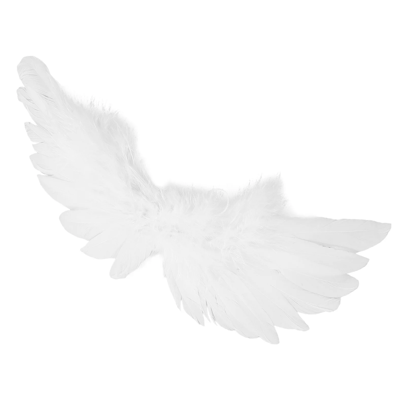 

Wings Angle Costume Women Cake Lights Topper Led Decorate Cupid Accessories White Bird Woman