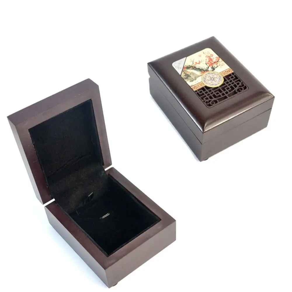

Bracelet Necklace Wooden Jewelry Box Pedant Earrings Rings Jewelry Display Box Storage Organizer Jewelry Packaging Box