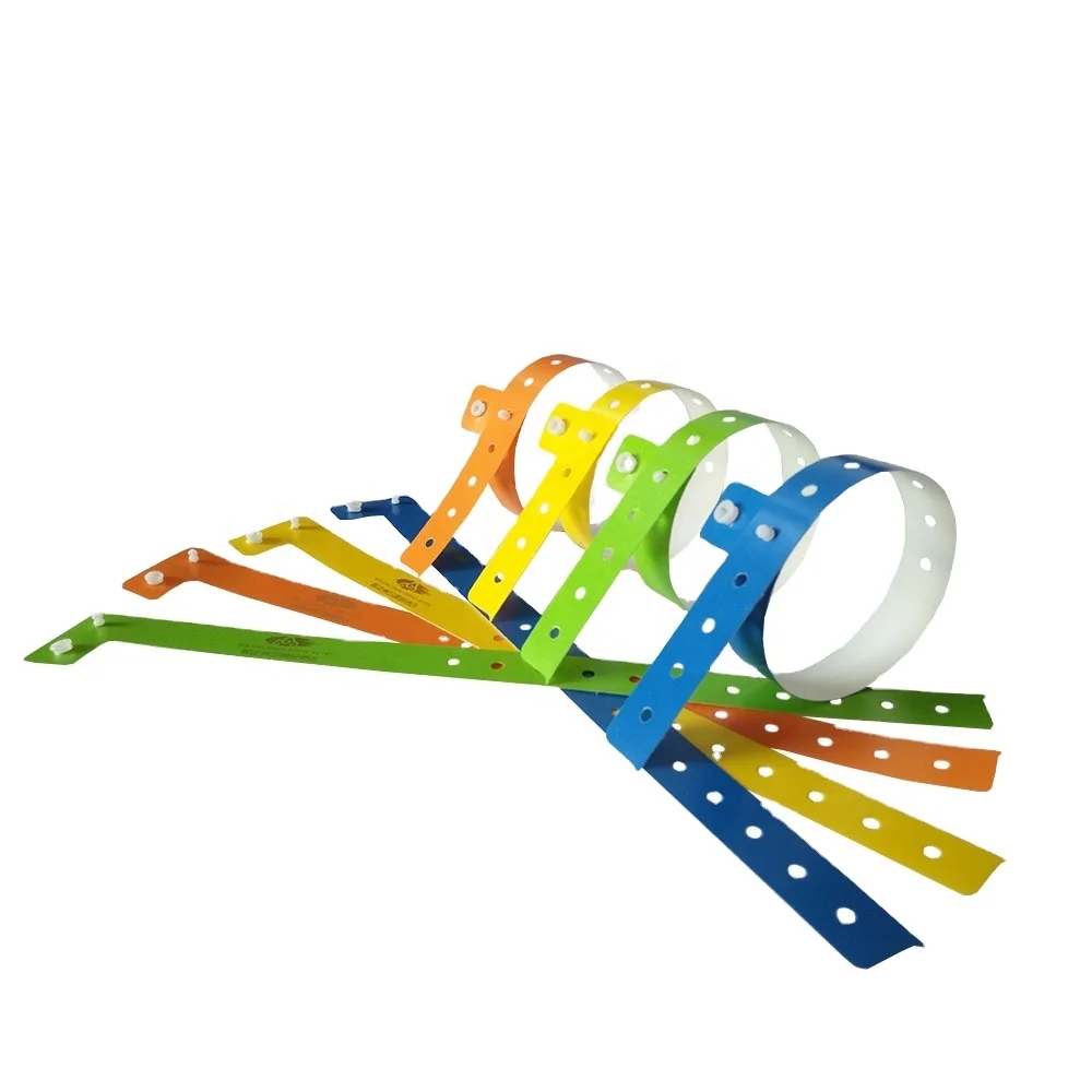 Custom Waterproof  L shape PE Wristband for Events & Party